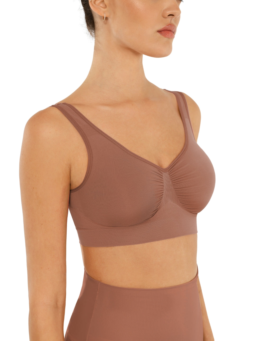 Wide Strap Comfort Bra