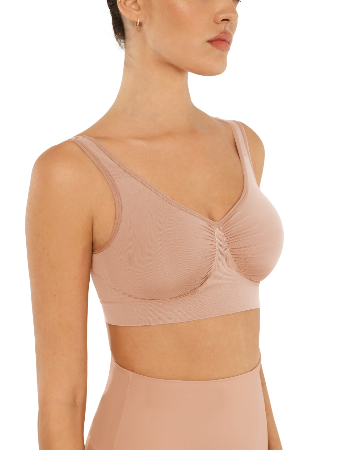 Wide Strap Comfort Bra