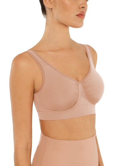Wide Strap Comfort Bra