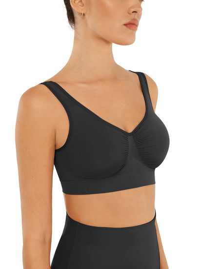 Wide Strap Comfort Bra
