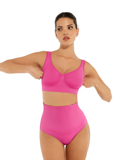 Wide Strap Comfort Bra