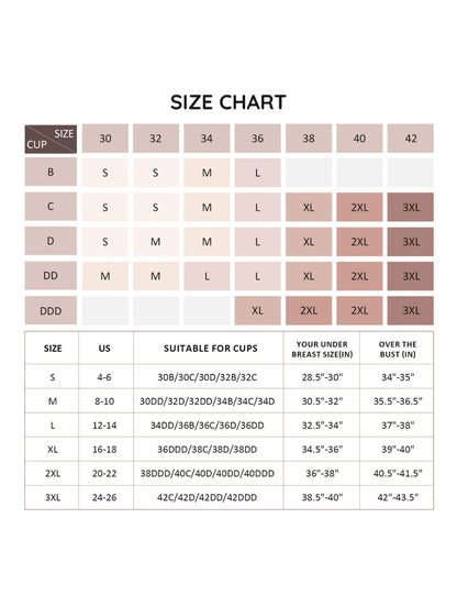 Wide Strap Comfort Bra